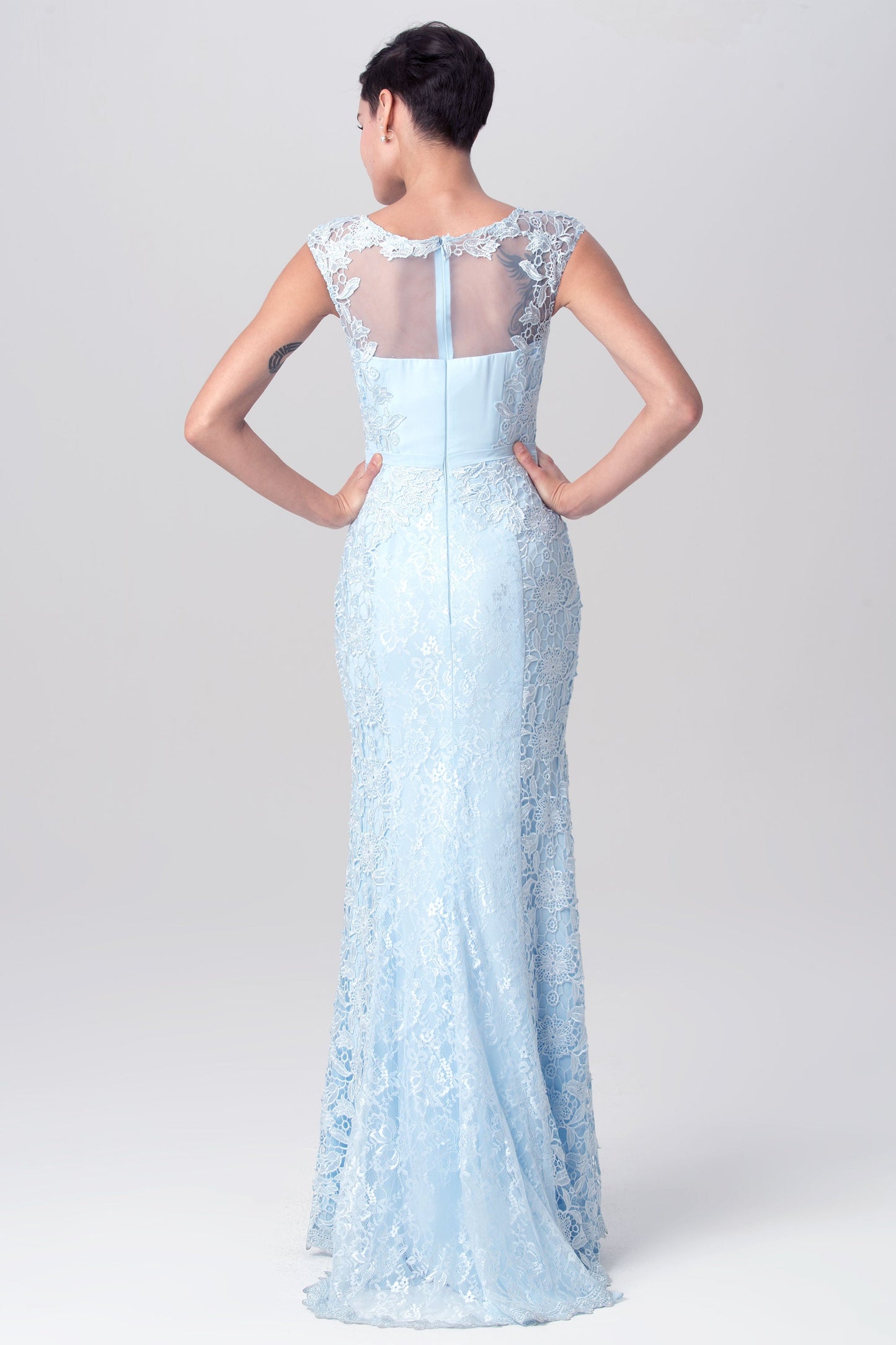 Chiffon Halter Sleeveless Bridesmaid Dress| Plus Size | 60+ Colors
