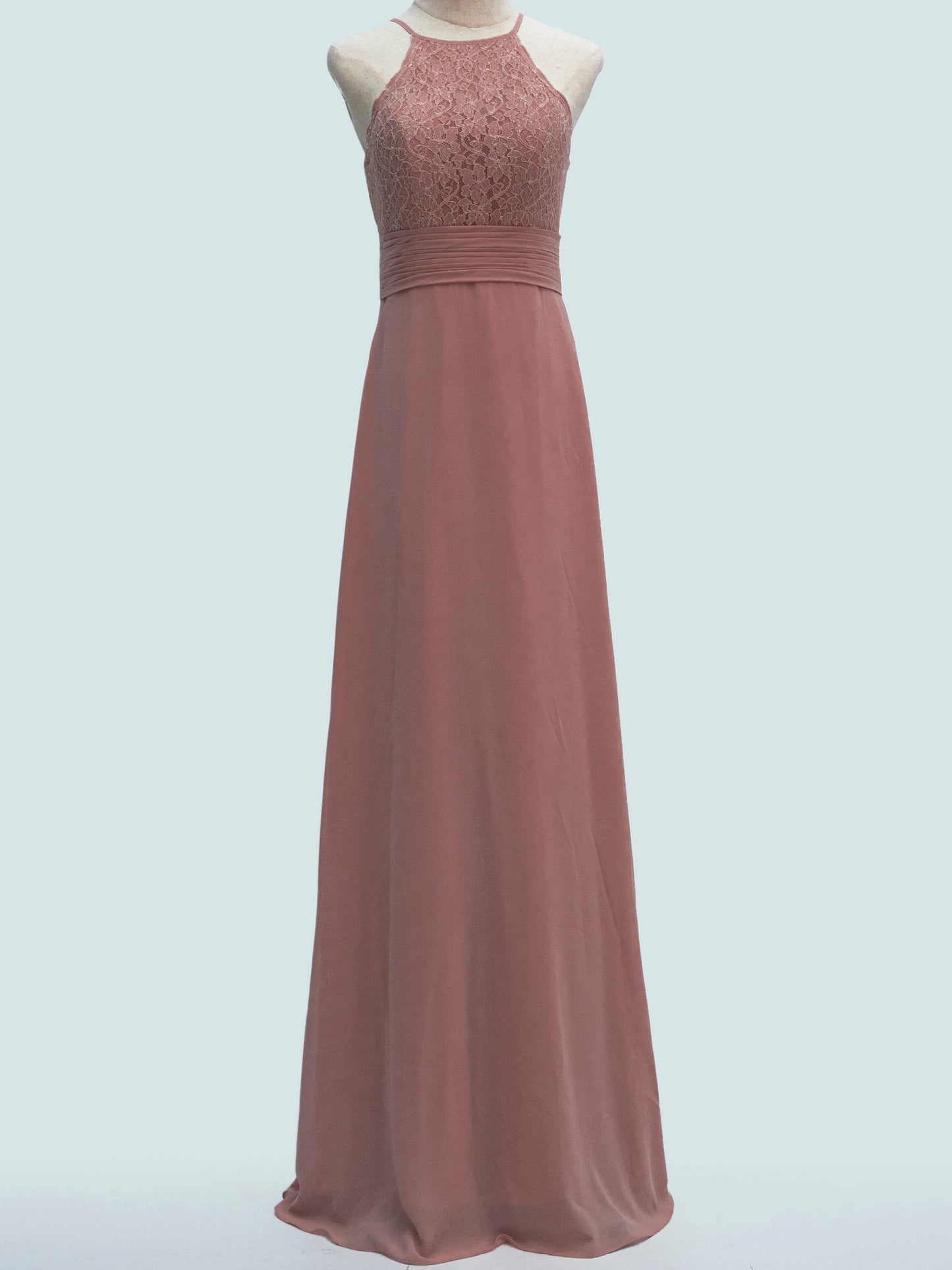 Chiffon V-Neck Sleeveless Bridesmaid Dress| Plus Size | 60+ Colors