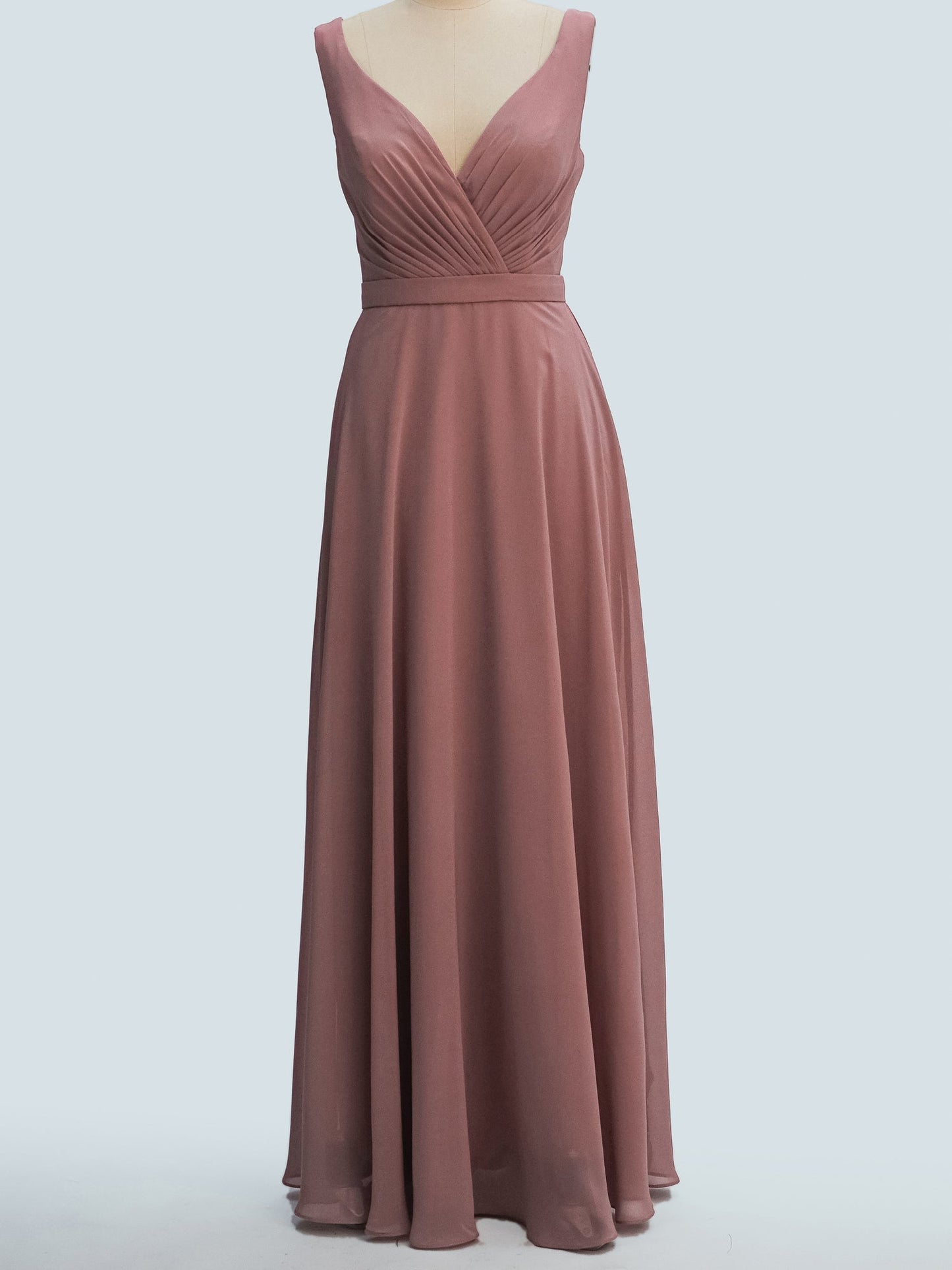 Lace Scoop Neck Sleeveless Bridesmaid Dress| Plus Size | 60+ Colors