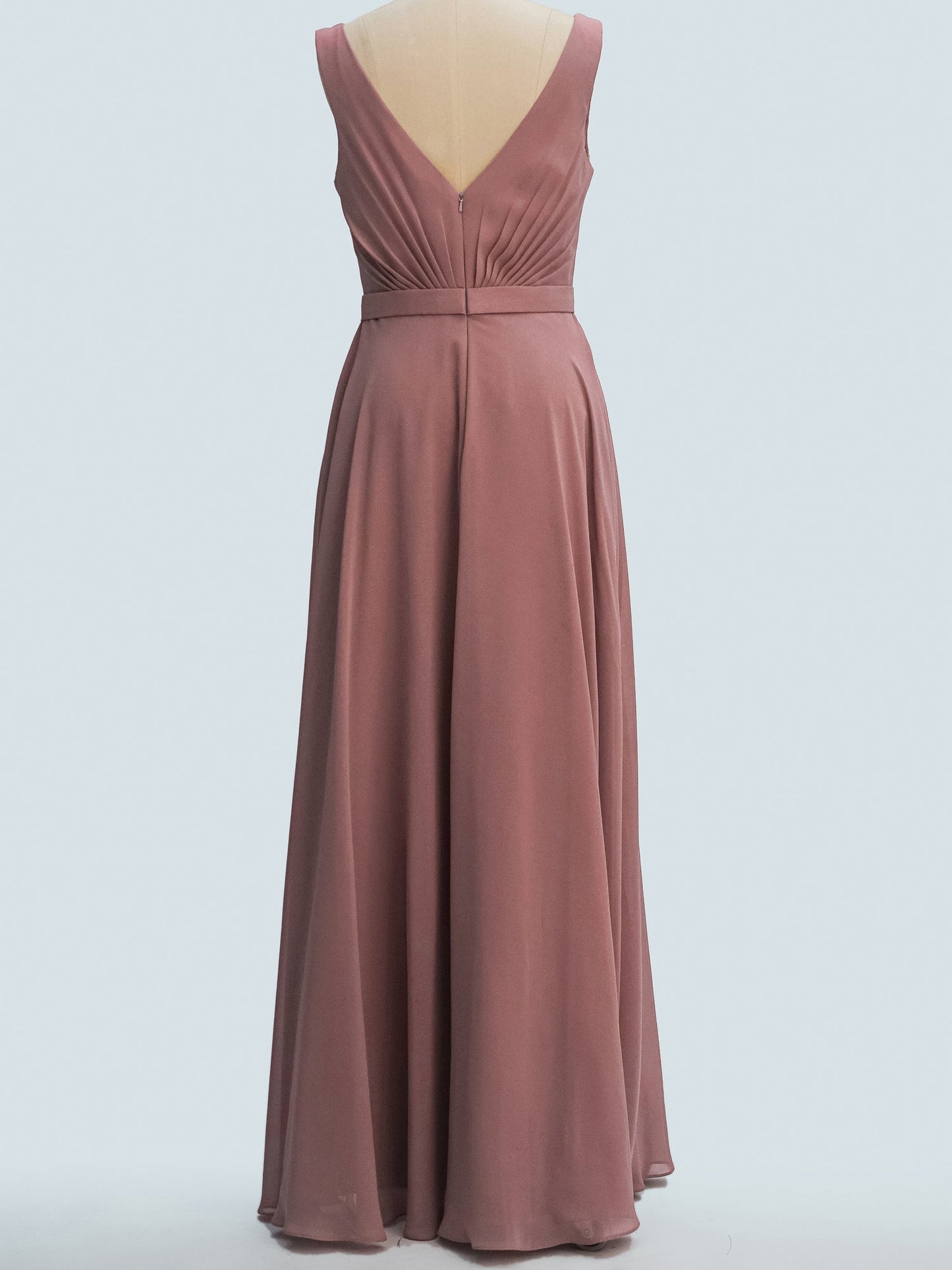 Lace Scoop Neck Sleeveless Bridesmaid Dress| Plus Size | 60+ Colors