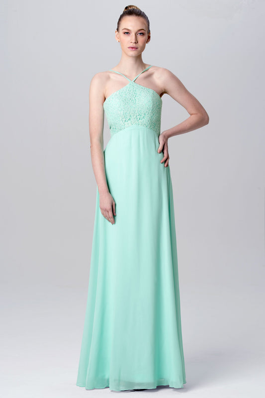 Chiffon Spaghetti Straps Sleeveless Bridesmaid Dress| Plus Size | 60+ Colors