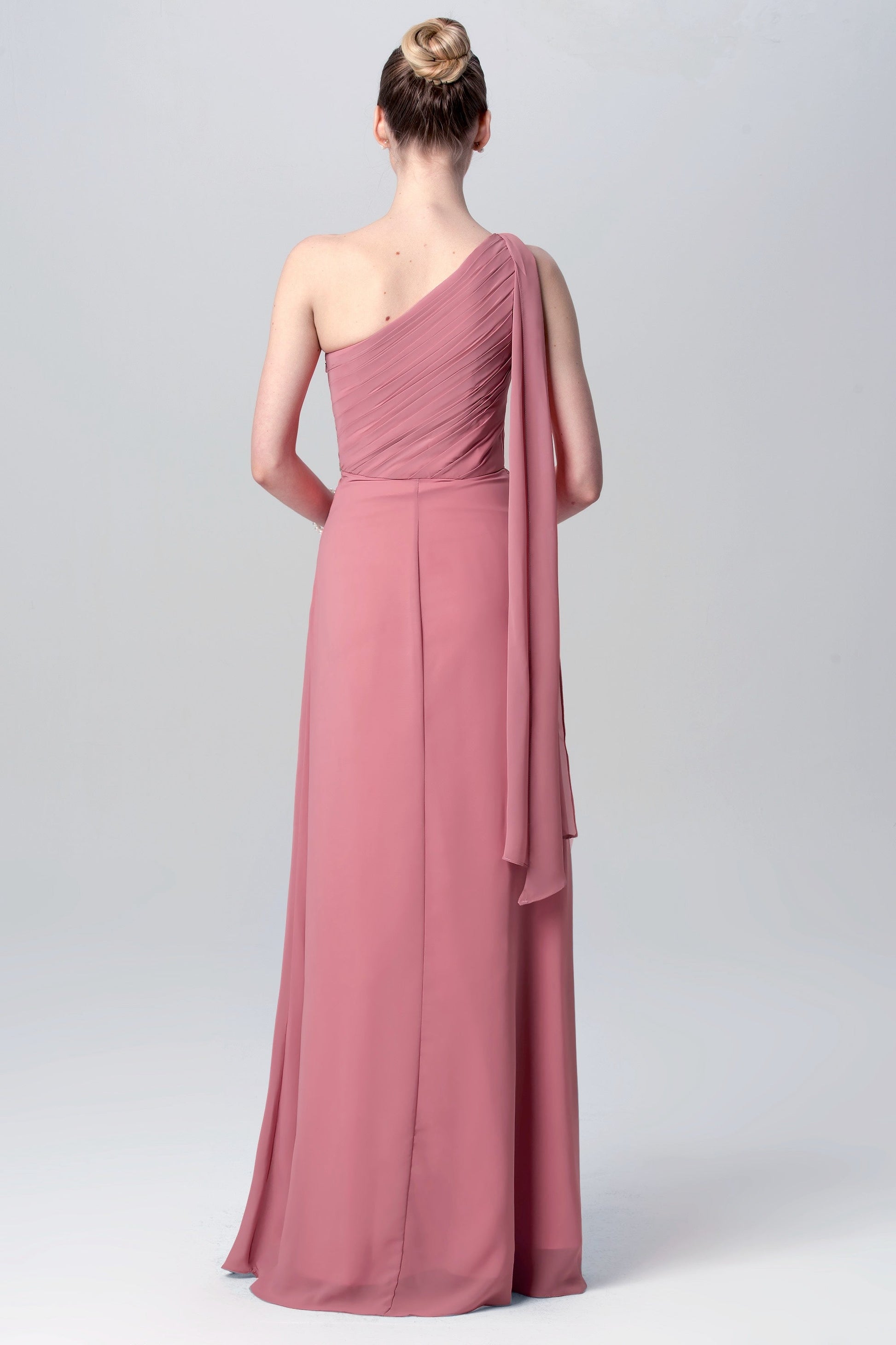 Chiffon Spaghetti Straps Sleeveless Bridesmaid Dress| Plus Size | 60+ Colors