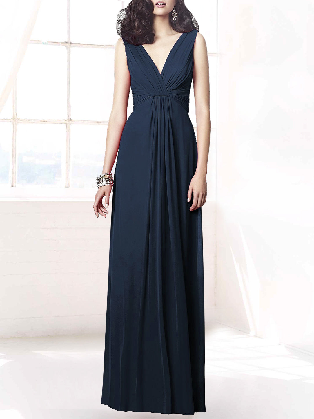 Chiffon Sweetheart Sleeveless Bridesmaid Dress| Plus Size | 60+ Colors