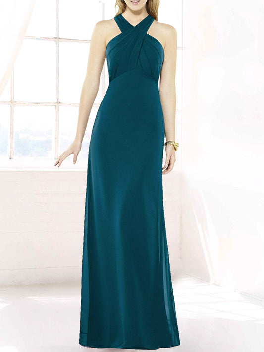 Chiffon Sweetheart Sleeveless Bridesmaid Dress| Plus Size | 60+ Colors