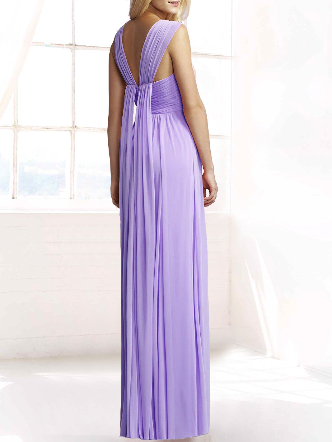 Chiffon Sweetheart Sleeveless Bridesmaid Dress| Plus Size | 60+ Colors