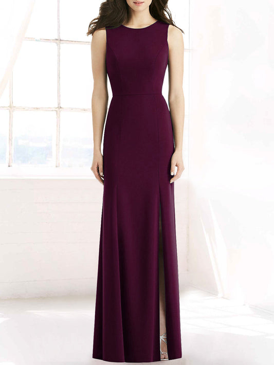 Chiffon Halter Sleeveless Bridesmaid Dress| Plus Size | 60+ Colors