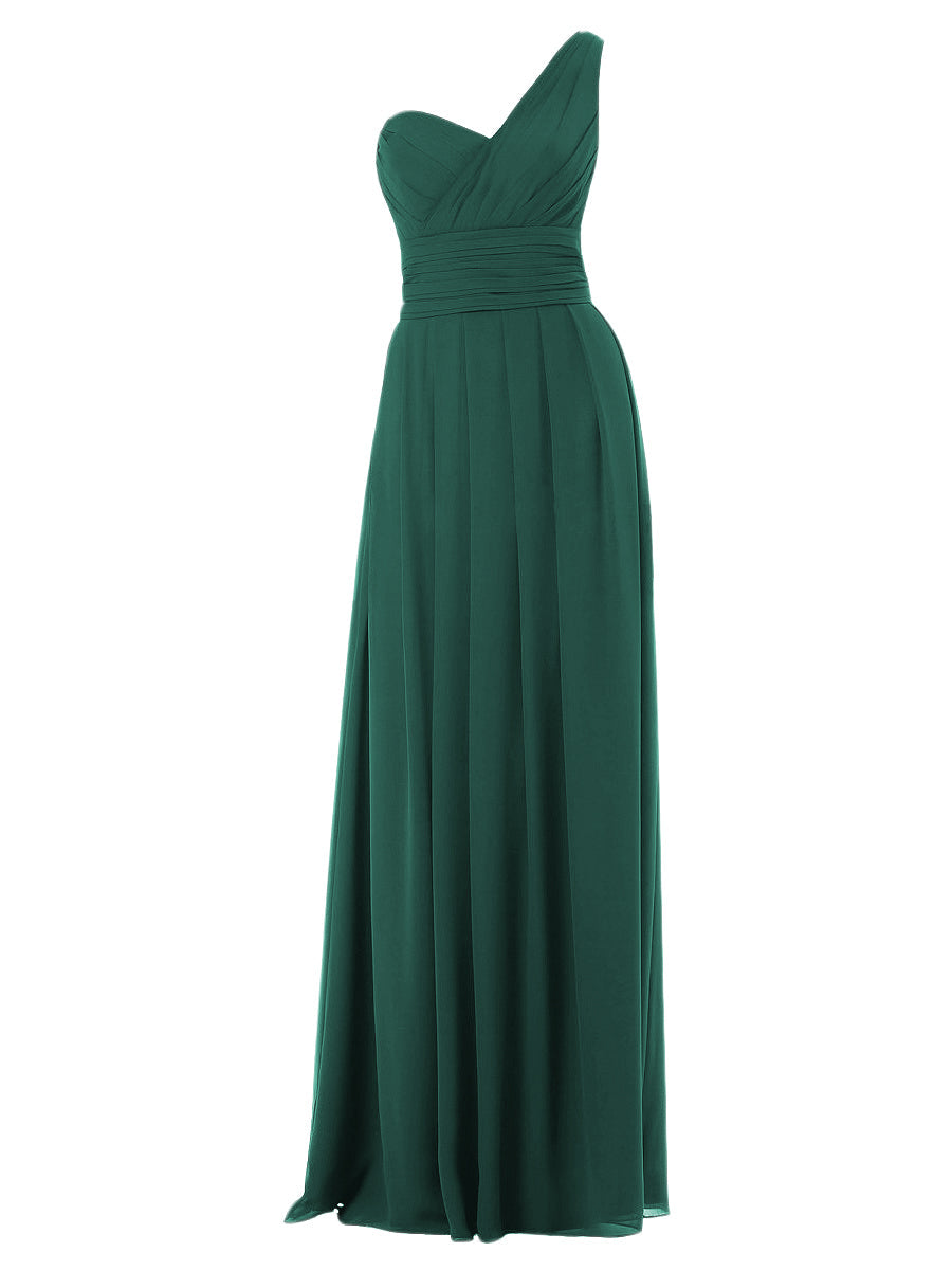 Chiffon Halter Sleeveless Bridesmaid Dress| Plus Size | 60+ Colors