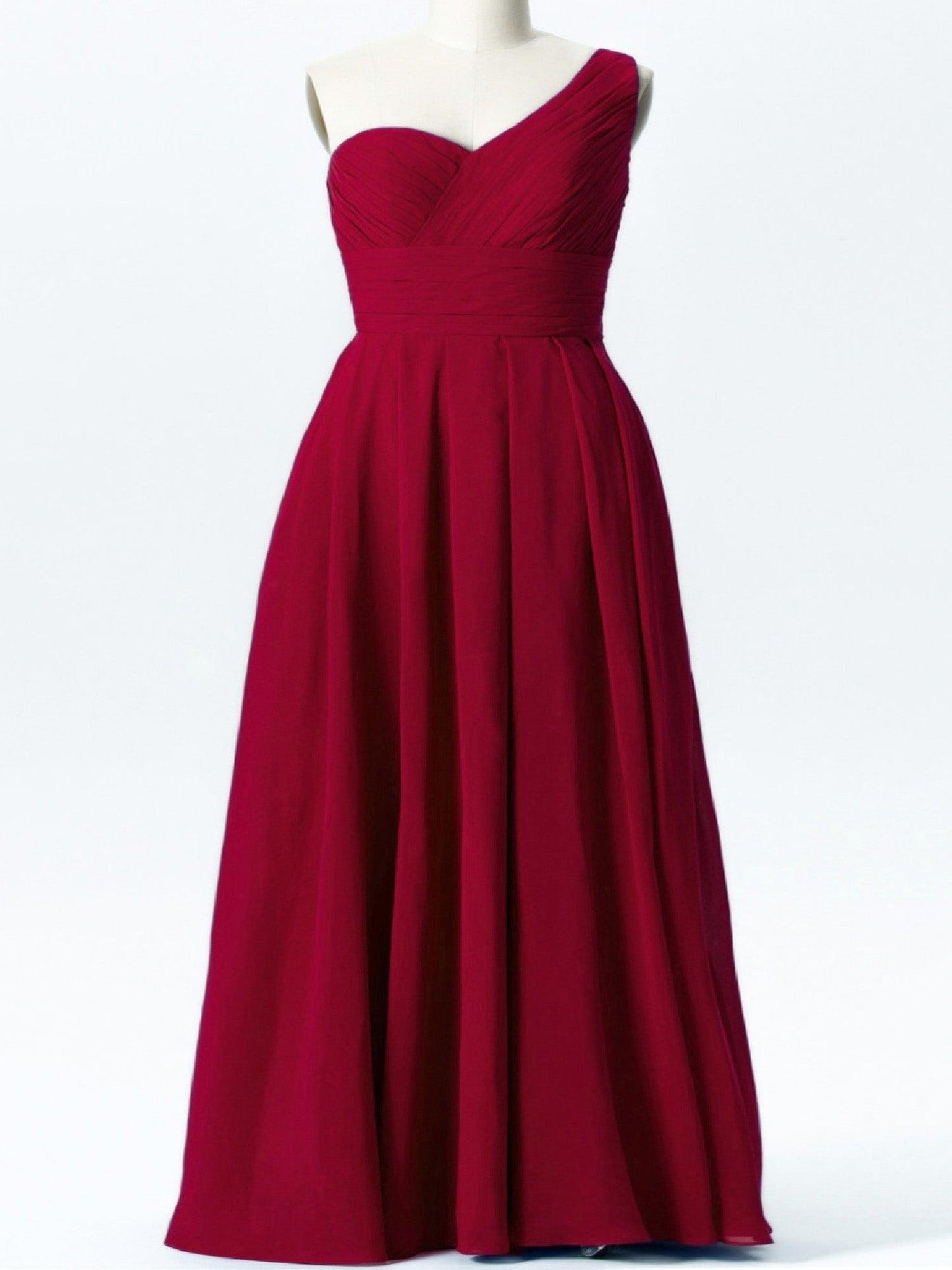 Chiffon Halter Sleeveless Bridesmaid Dress| Plus Size | 60+ Colors