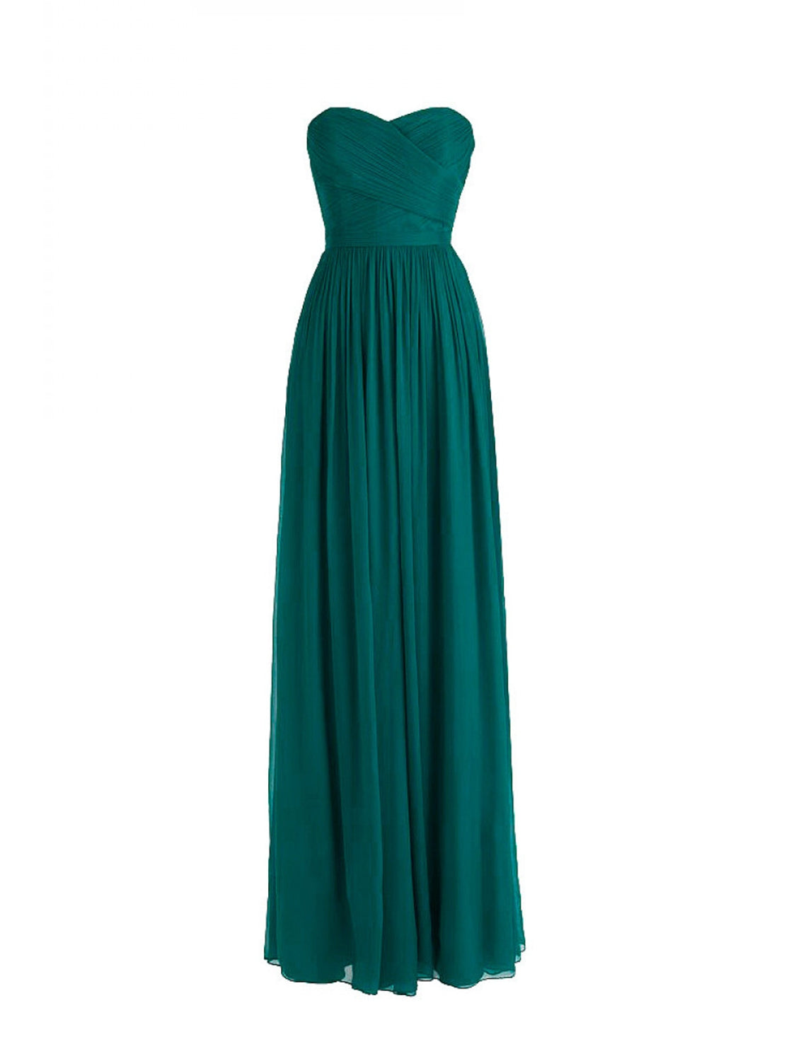 Chiffon Sweetheart Sleeveless Bridesmaid Dress| Plus Size | 60+ Colors