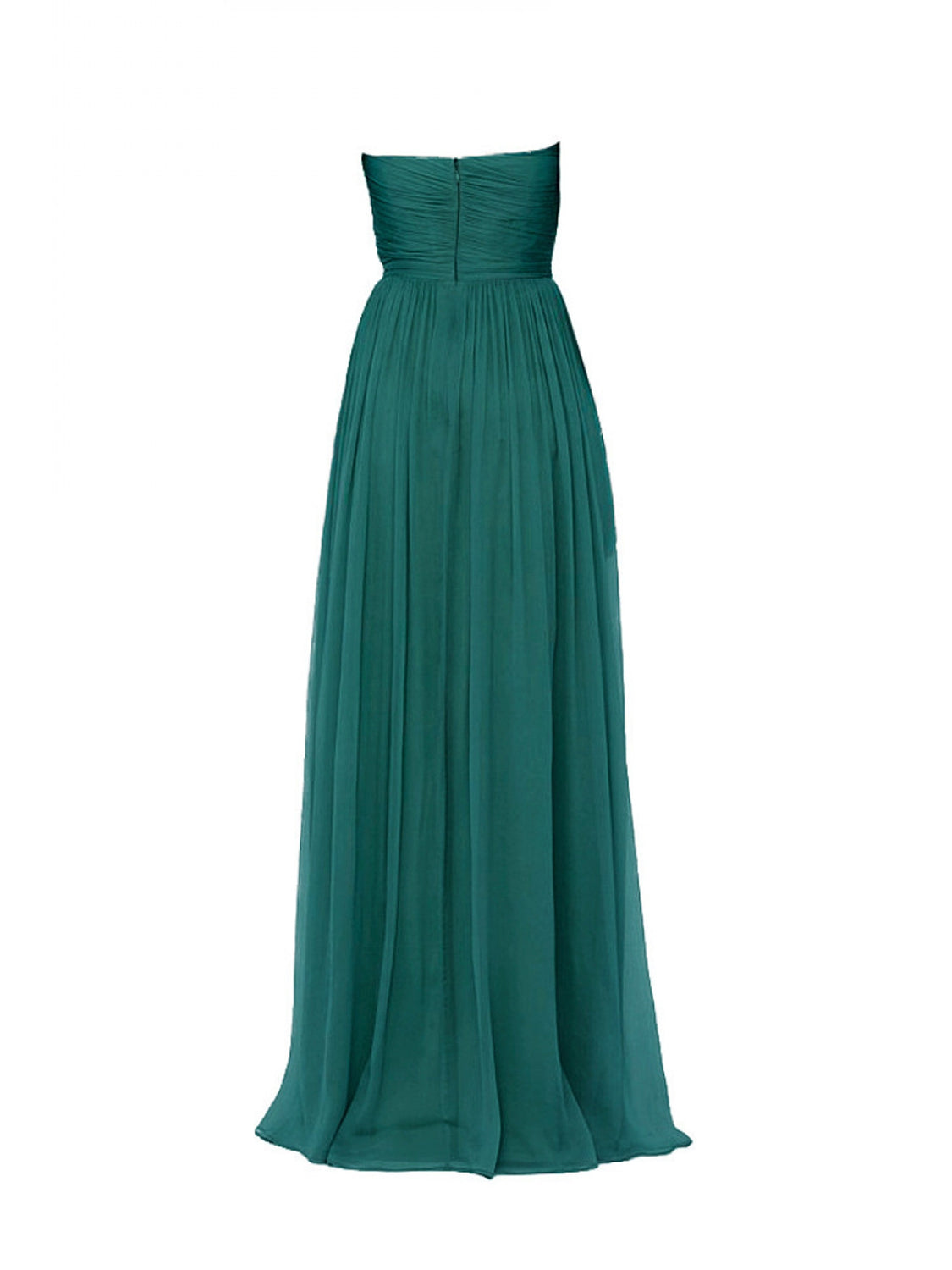 Chiffon Sweetheart Sleeveless Bridesmaid Dress| Plus Size | 60+ Colors