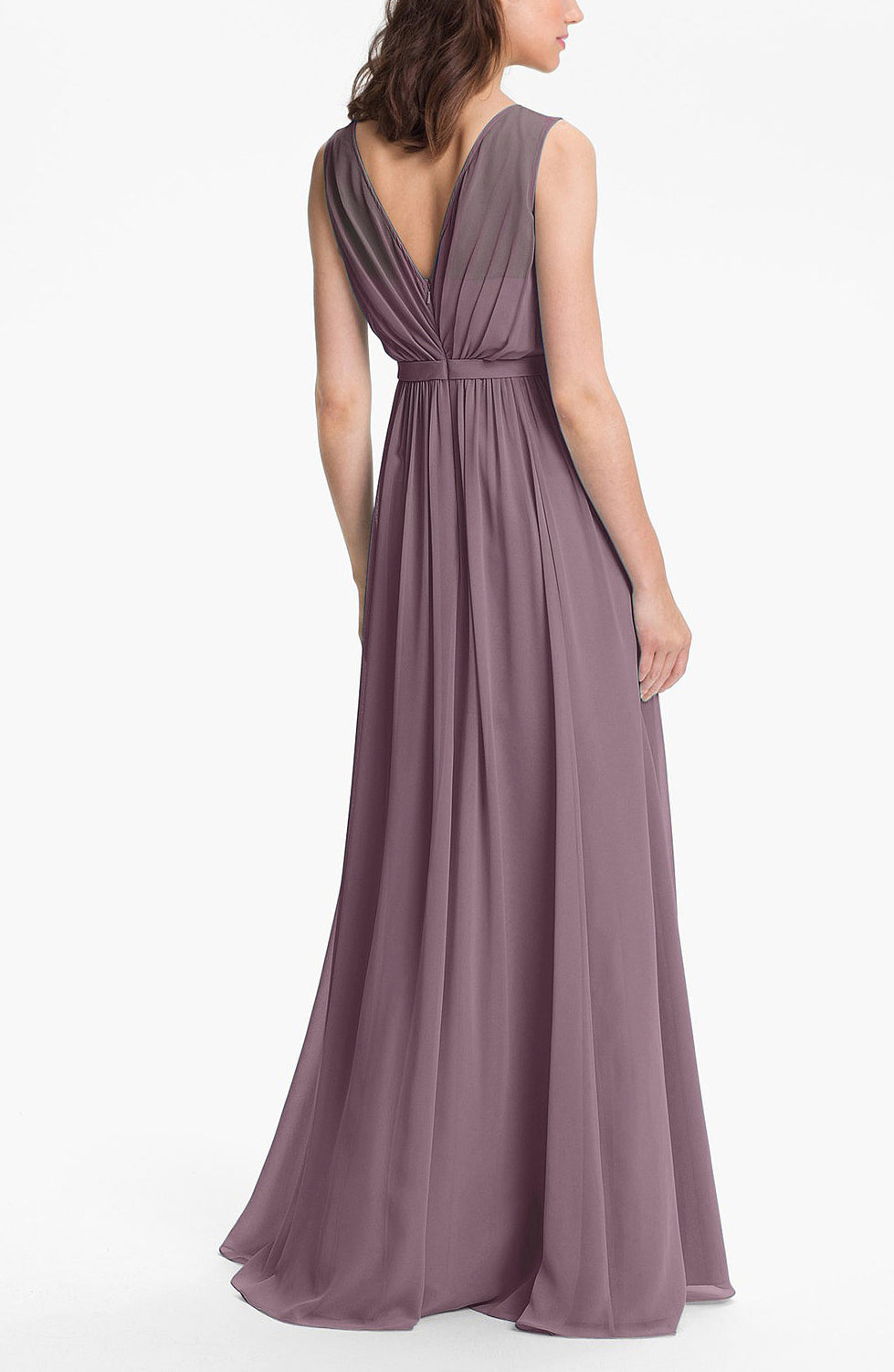 Chiffon Sweetheart Sleeveless Bridesmaid Dress| Plus Size | 60+ Colors