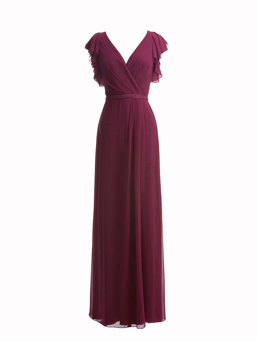 Chiffon Sweetheart Sleeveless Bridesmaid Dress| Plus Size | 60+ Colors