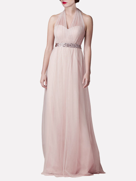 Tulle Convertible Sleeveless Bridesmaid Dress| Plus Size | 60+ Colors