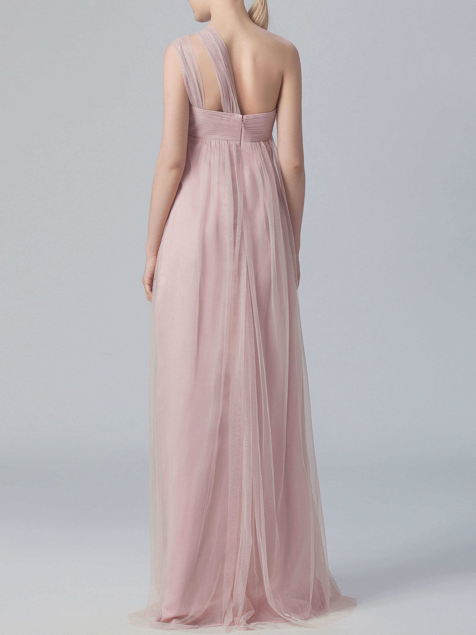 Chiffon Off the Shoulder Sleeveless Bridesmaid Dress| Plus Size | 60+ Colors