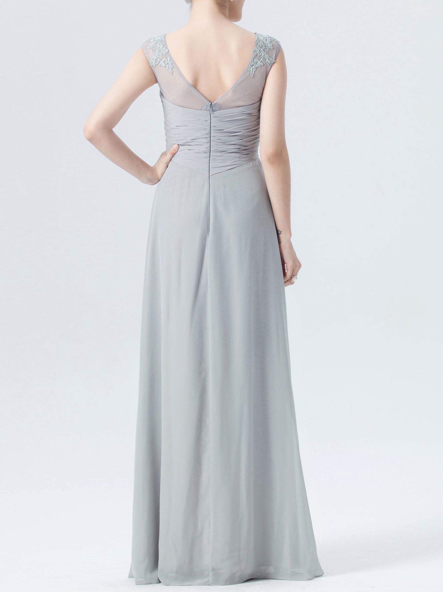 Tulle Convertible Sleeveless Bridesmaid Dress| Plus Size | 60+ Colors