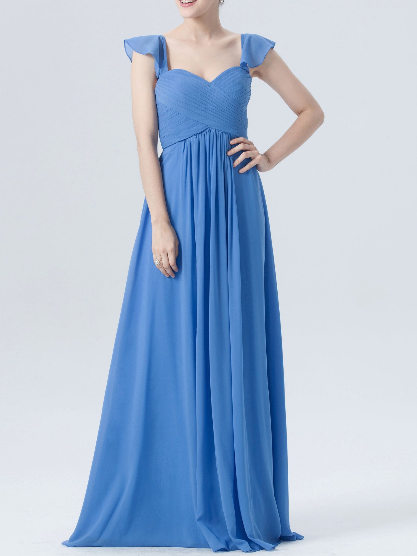 Tulle Convertible Sleeveless Bridesmaid Dress| Plus Size | 60+ Colors