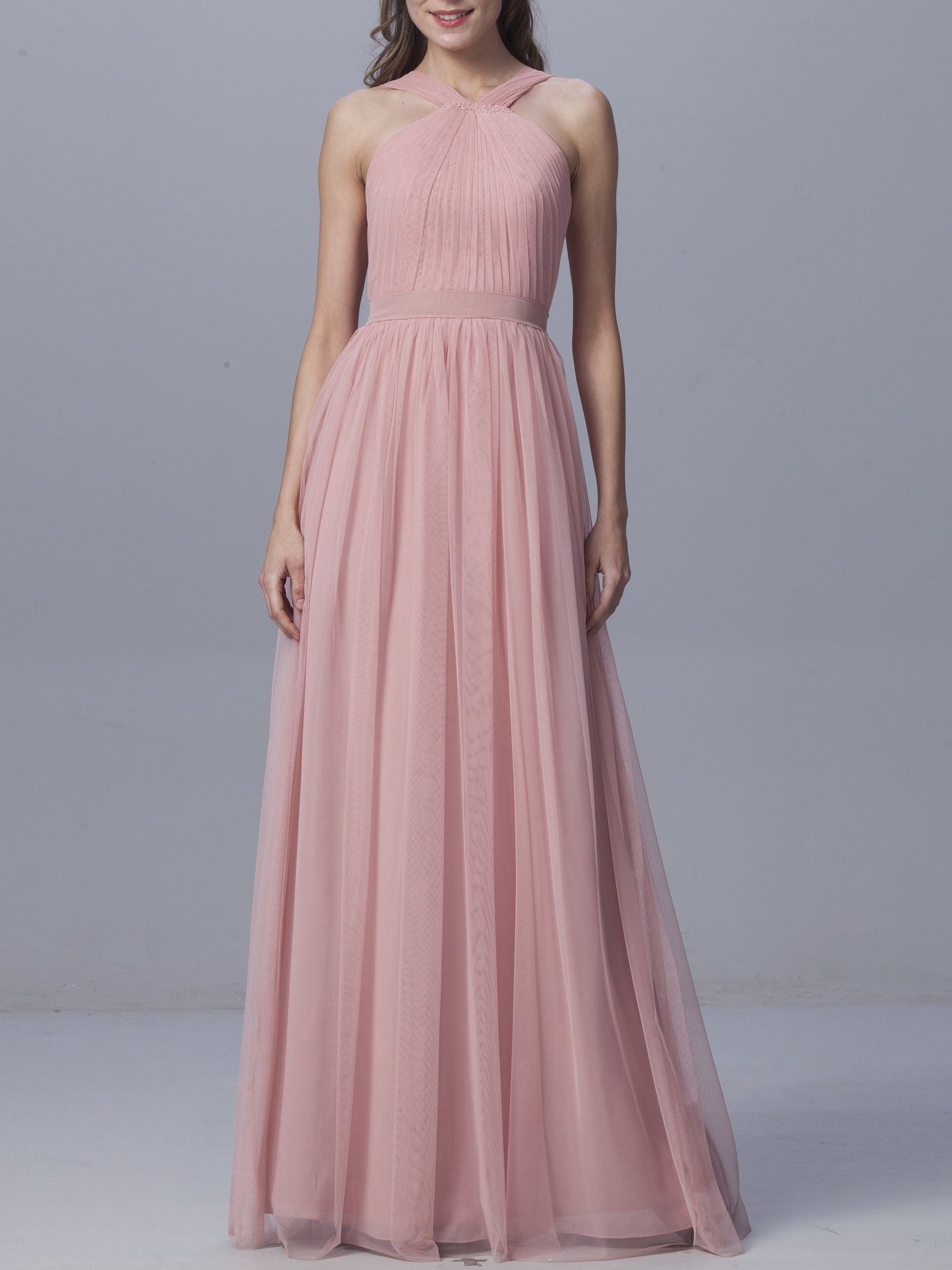 Chiffon Sweetheart Sleeveless Bridesmaid Dress| Plus Size | 60+ Colors