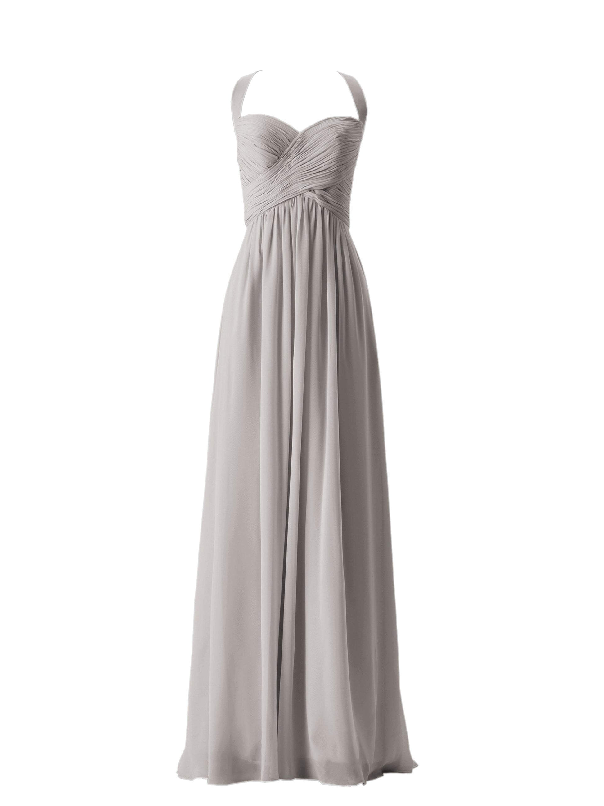 Chiffon One Shoulder Sleeveless Bridesmaid Dress| Plus Size | 60+ Colors
