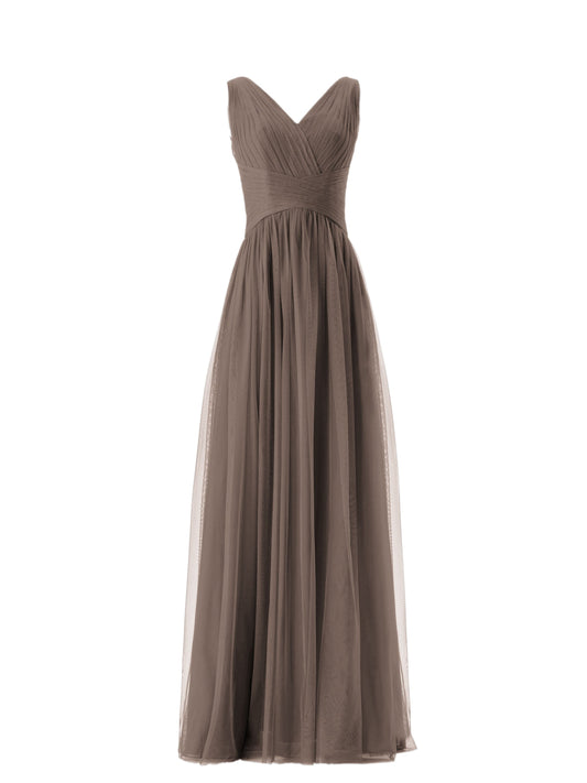 Chiffon One Shoulder Sleeveless Bridesmaid Dress| Plus Size | 60+ Colors