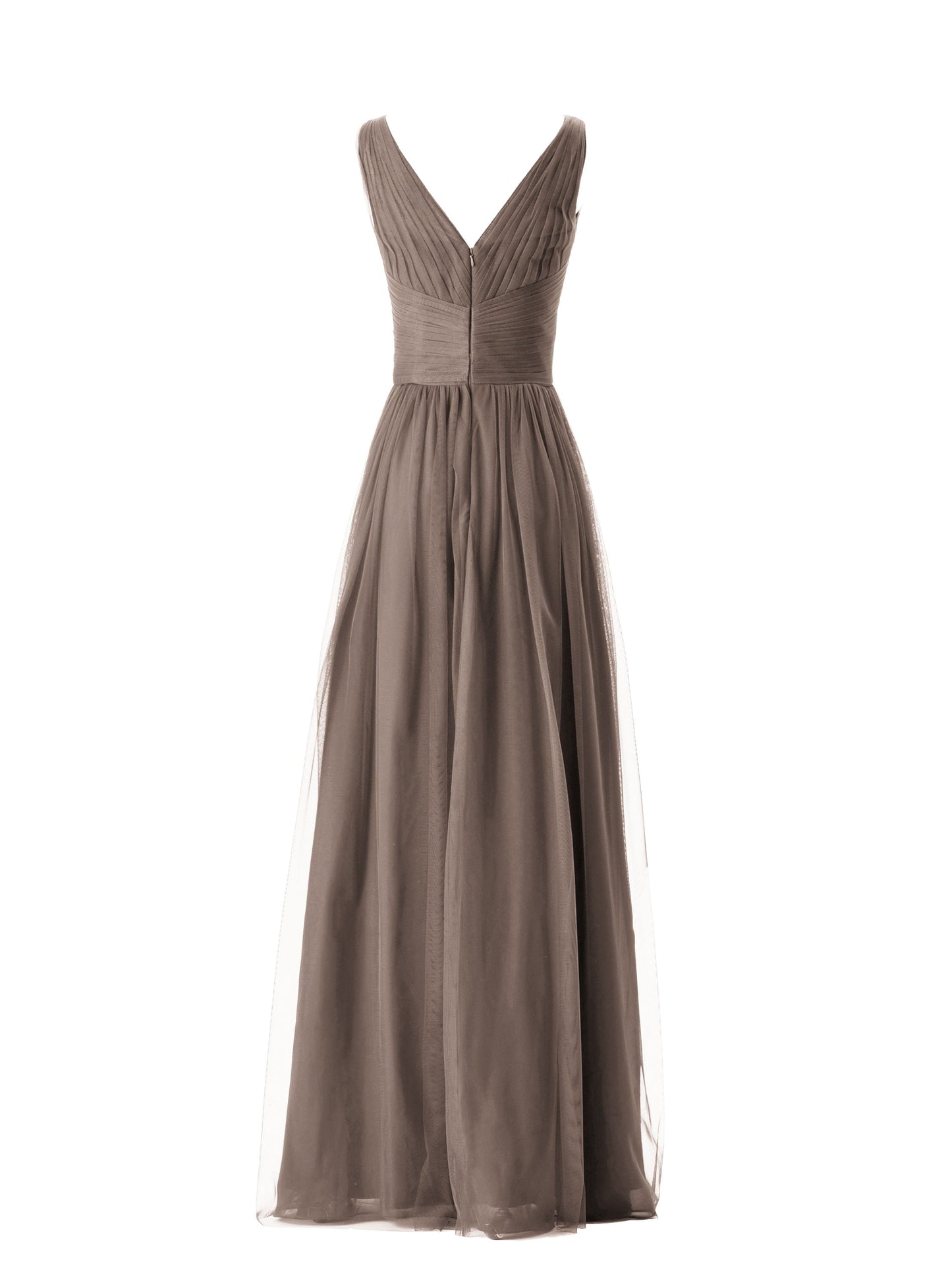 Chiffon One Shoulder Sleeveless Bridesmaid Dress| Plus Size | 60+ Colors