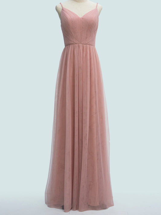 Chiffon One Shoulder Sleeveless Bridesmaid Dress| Plus Size | 60+ Colors