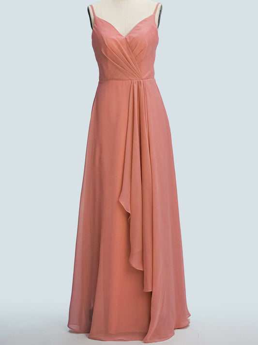 Lace Scoop Neck Sleeveless Bridesmaid Dress| Plus Size | 60+ Colors