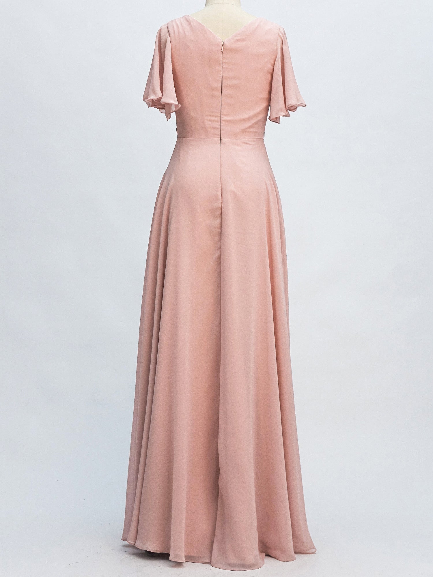 Lace Scoop Neck Sleeveless Bridesmaid Dress| Plus Size | 60+ Colors