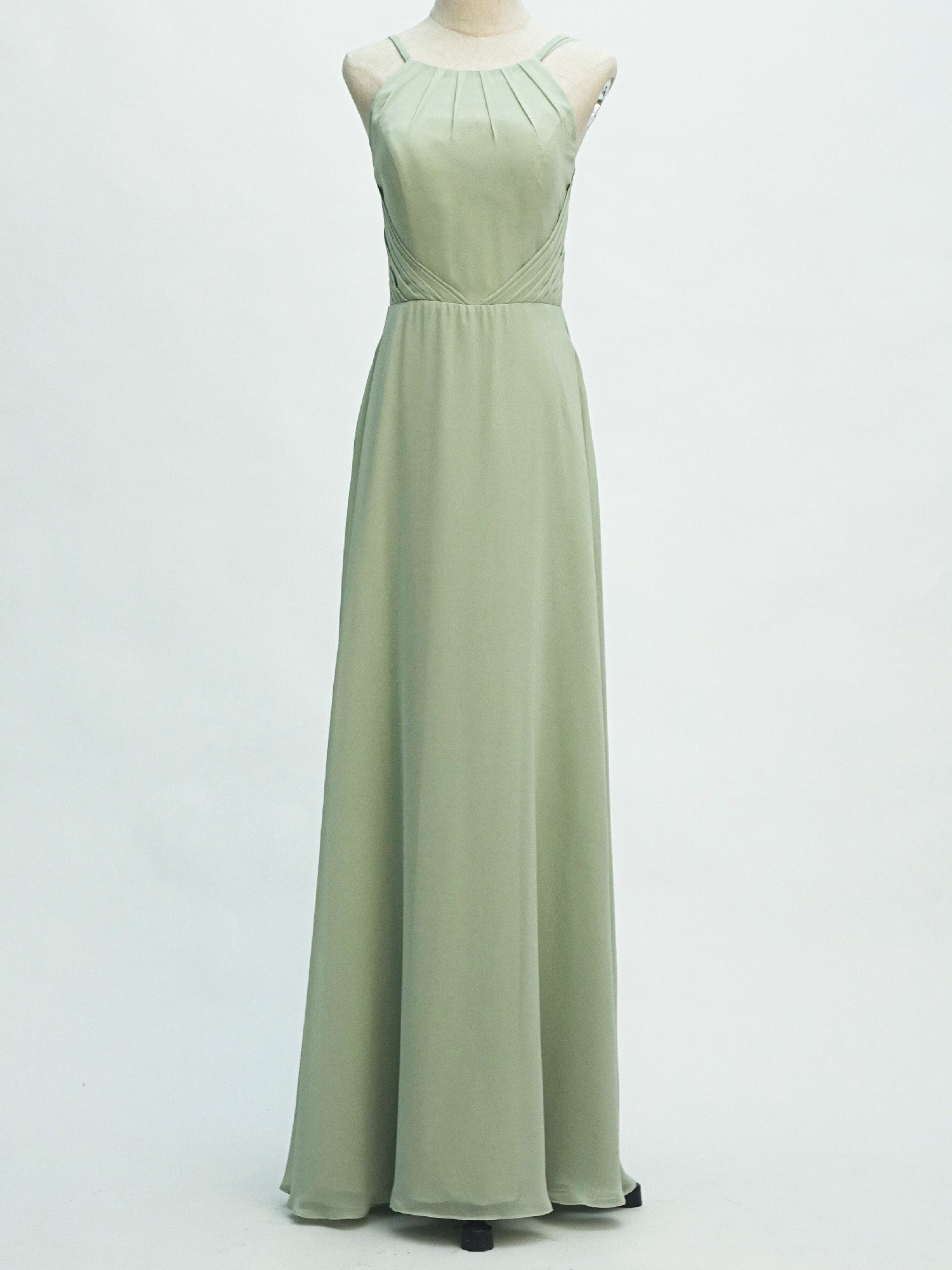 Chiffon Strapless Sleeveless Bridesmaid Dress| Plus Size | 60+ Colors