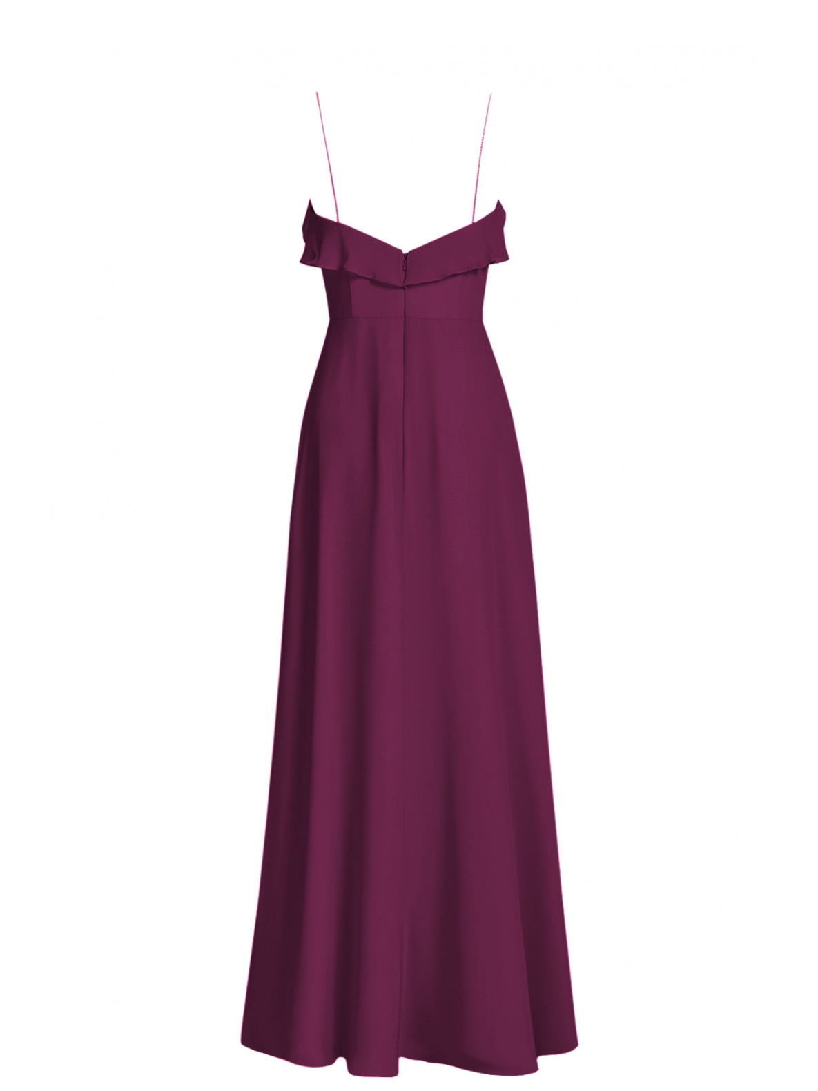 Chiffon One Shoulder Sleeveless Bridesmaid Dress| Plus Size | 60+ Colors