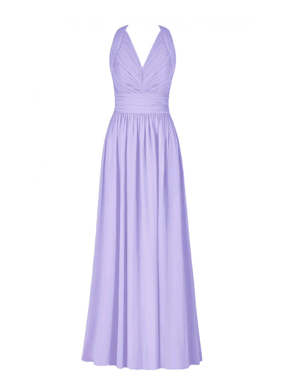 Chiffon One Shoulder Sleeveless Bridesmaid Dress| Plus Size | 60+ Colors