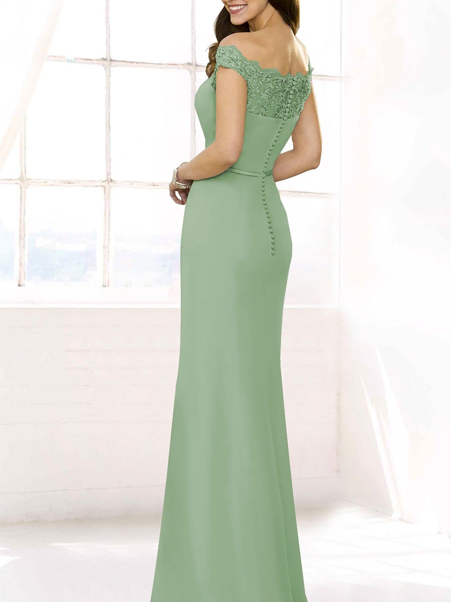 Chiffon V-Neck Cap Sleeves Bridesmaid Dress| Plus Size | 60+ Colors