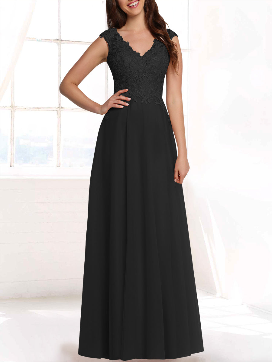 Lace Column Sweetheart Sleeveless Bridesmaid Dress-MB53408