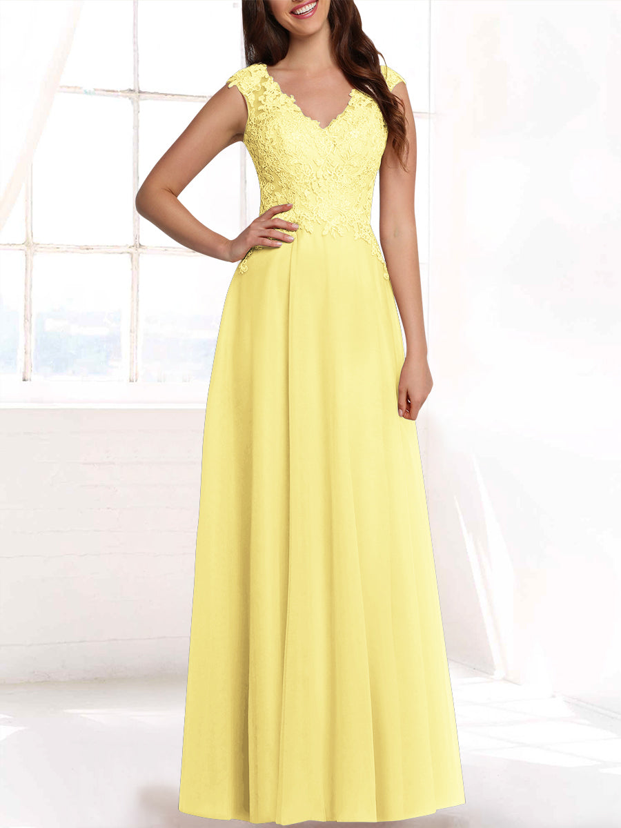 Lace Column Sweetheart Sleeveless Bridesmaid Dress-MB53408