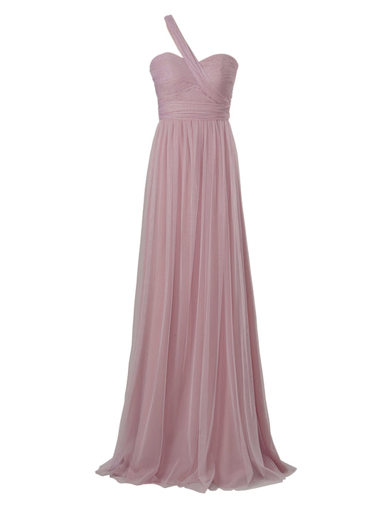 Tulle Criss Cross Straps Sleeveless Bridesmaid Dress| Plus Size | 60+ Colors