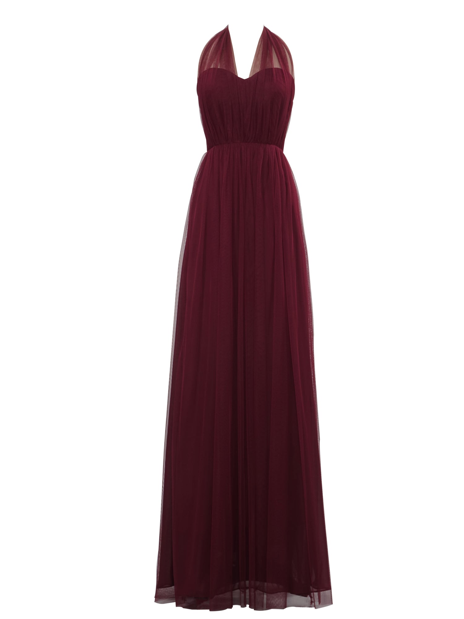 Tulle Criss Cross Straps Sleeveless Bridesmaid Dress| Plus Size | 60+ Colors