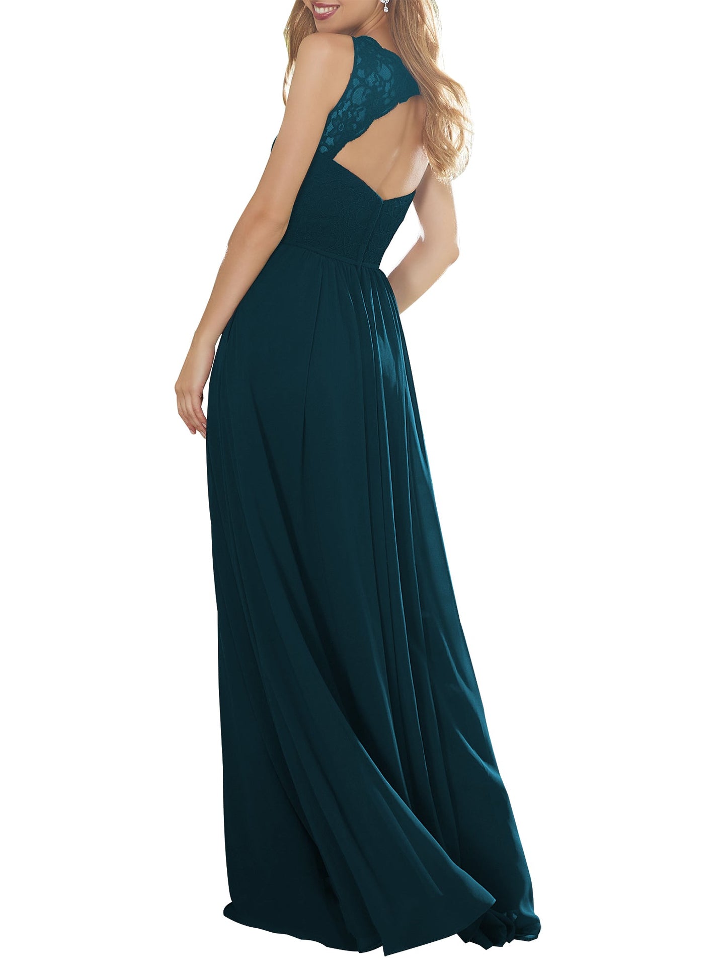 Chiffon Off the Shoulder Sleeveless Bridesmaid Dress| Plus Size | 60+ Colors